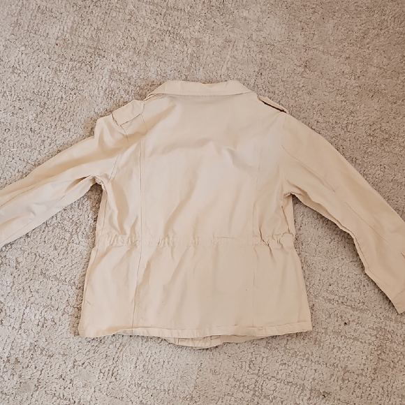 Cream Utility Jacket - Picture 3 of 4